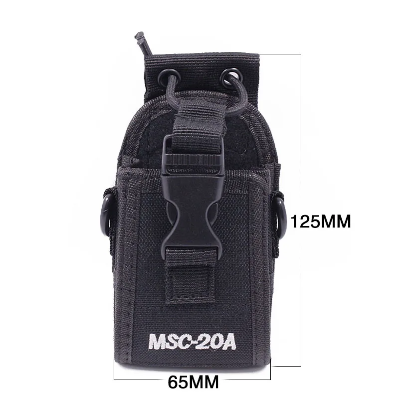 2 шт. Abbree MSC-20A нейлоновый двухсторонний чехол для радио, сумка для Baofeng Радио UV-5R UV-82 888S TYT Motorola Wouxun Walkie Talkie