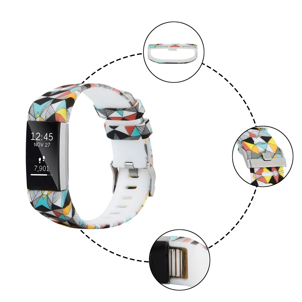 Honecumi для браслета Fitbit Charge 2 маленький/большой фитнес трекер умный браслет часы