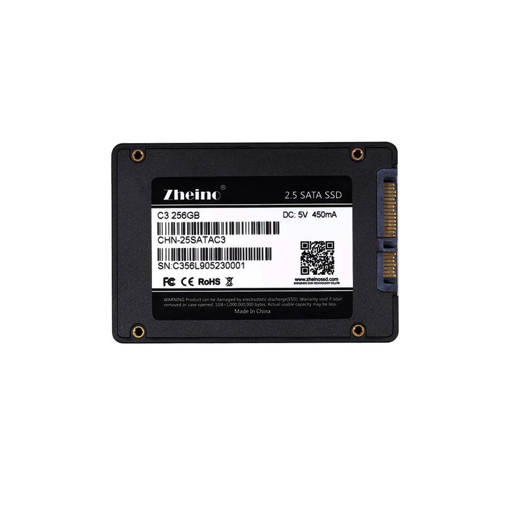 Zheino SSD 128/256 GB/512 GB/1 ТБ 2,5 ''SATA3 3D Nand Flash TLC 6 ГБ/сек. Внутренний твердотельный жесткий диск диски для настольных ПК