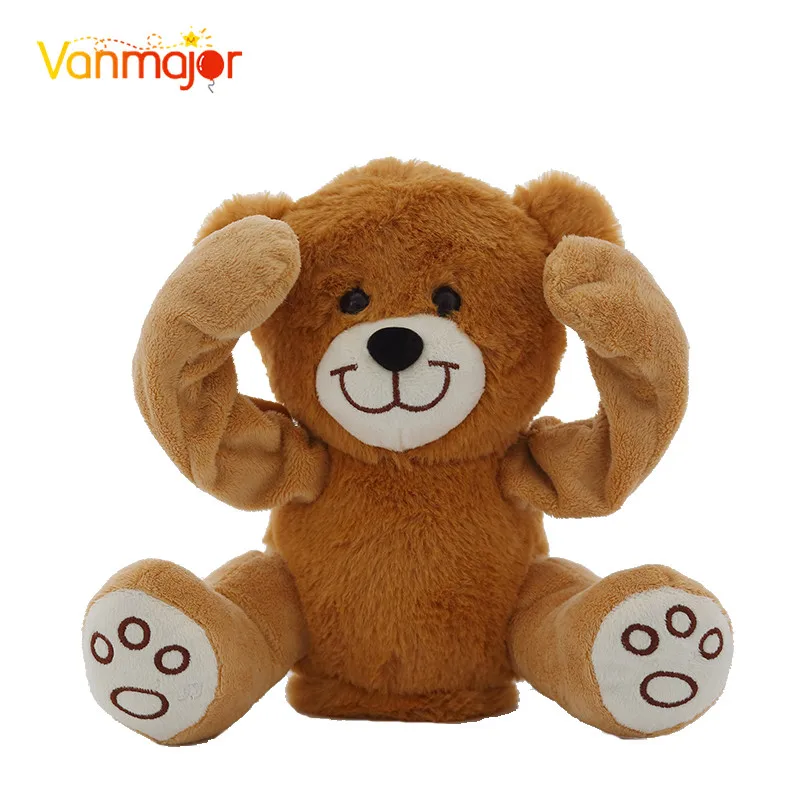 New Bear Toys Peek a Boo Teddy Bear Play Hide And Seek Lovely Cartoon Stuffed Kids Birthday Gift 30cm Cute Music Bear Plush Toy New Bear Toys Peek a Boo Teddy Bear Play Hide And Seek Lovely Cartoon Stuffed Kids Birthday Gift 30cm Cute Music Bear Plush Toy