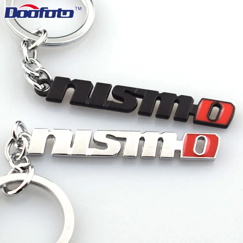 

Doofoto Car Styling Auto Keyring Keychain Case For Nissan Nismo Qashqai Almera Juke Tiida Metal Key Ring Key Chain Accessories