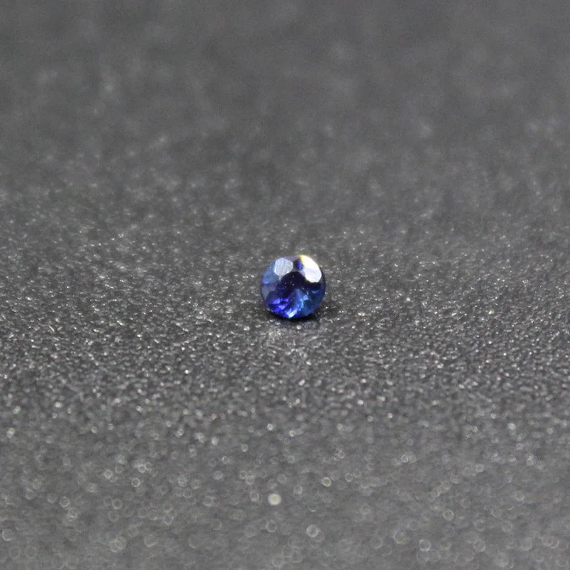 1.5 milímetros rodada sapphire gemstone solta para