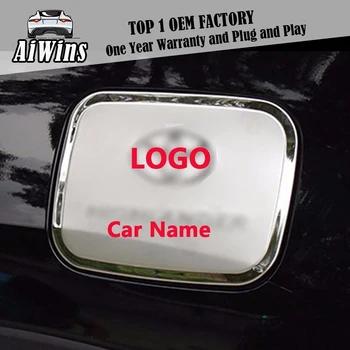 

For Toyota Highlander 2015 car styling ABS Chrome Fuel Tank Cover Gas oil Tank Cap Fuel Cap Cover Trim Decoration Accessories