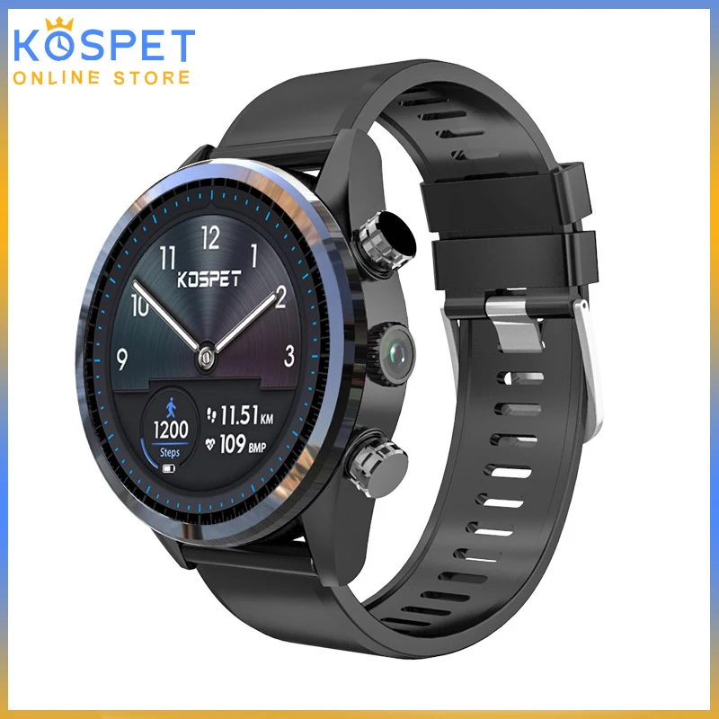 

KOSPET Hope Lite 1GB 16GB Android7.1.1 Dual 4G Smartwatch Men IP67 620mAh 8.0MP 1.39" Ceramic Smart Watch Phone For IOS Android