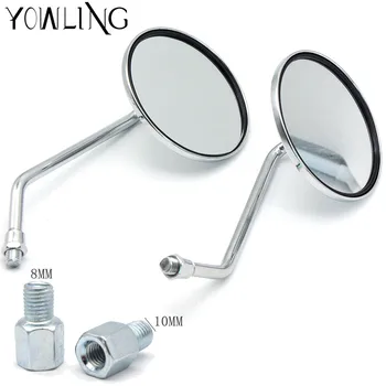 

Universal Motorcycle Mirror Motorbike Side Mirrors Rearview Mirror 8mm 10mm For Sportster Kawasaki Suzuki Yamaha honda