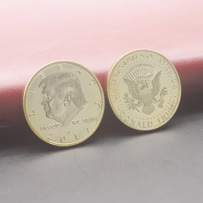 2017 gold trump coin