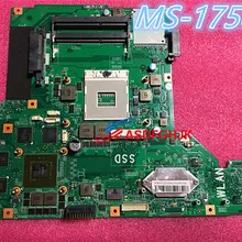 Оригинальная MS-1756 материнская плата для ноутбука MSI GE70 MS-17561 REV 1,0/1,1 тест ОК