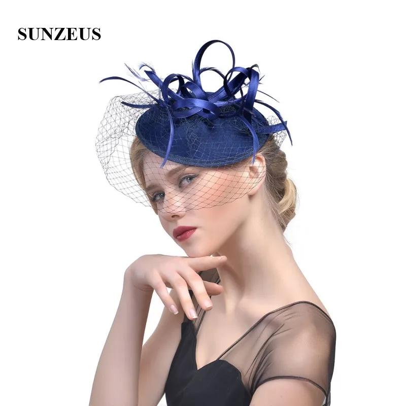 Bridal Hats With Face Veil Europe Ladies Party Hats Hair