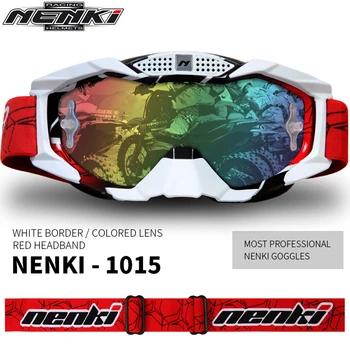 

NENKI Motocross Goggles Motorcycle Goggles Men Women Ski Snowboard Glasses Motorcycle Racing Eyewear Replaceable Lens