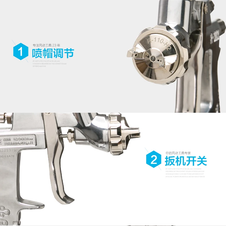 prona R-303 spray gun R303 car painting gun-16