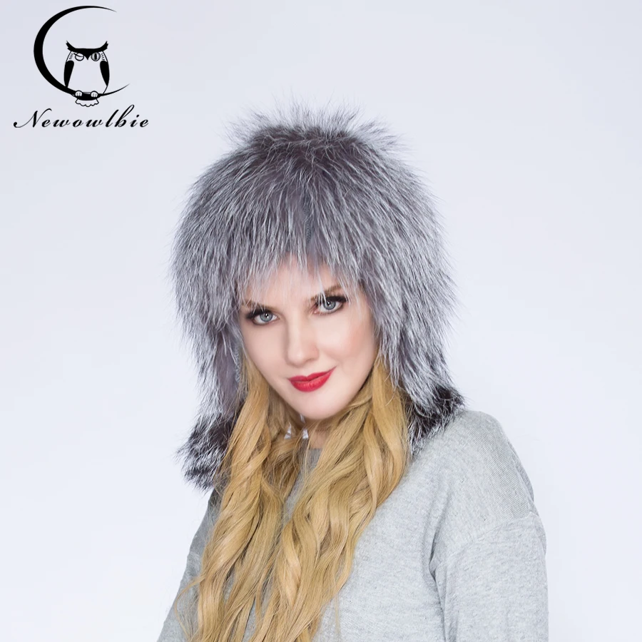 2022 Fox Natural Fur Protect Ears Fashion Women Hats Hot Selling High