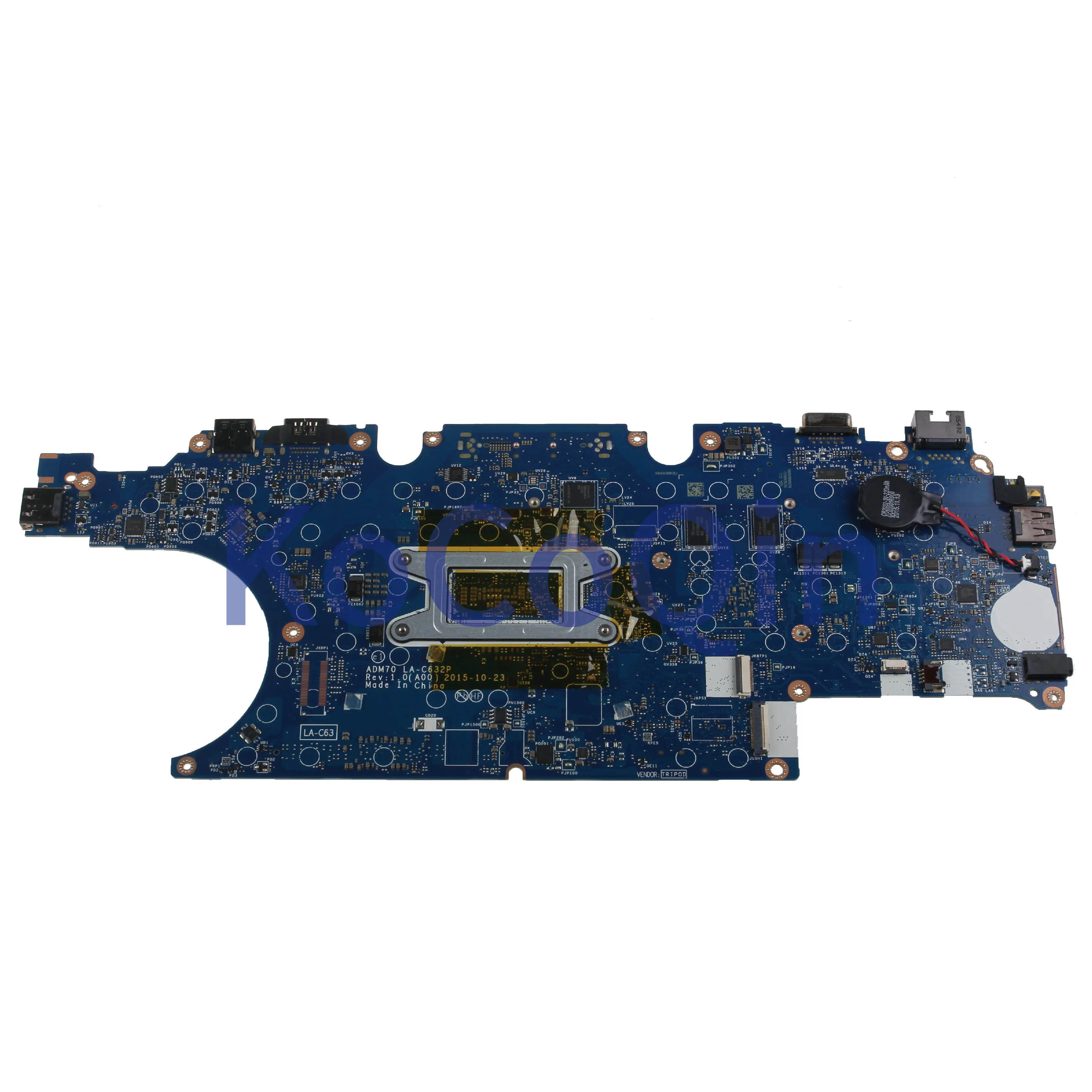 Most effective  KoCoQin laptop Mainboard For DELL Latitude E5470 Core I5 Mainboard CN-0DN9PC 0DN9PC LA-C632P SR2F0 