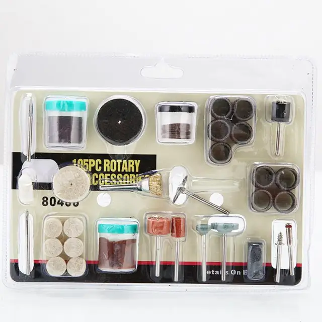 105pcs/set Electric Grinder Kit Engraving Grinding Polishing Accessories for grinding polishing engraving