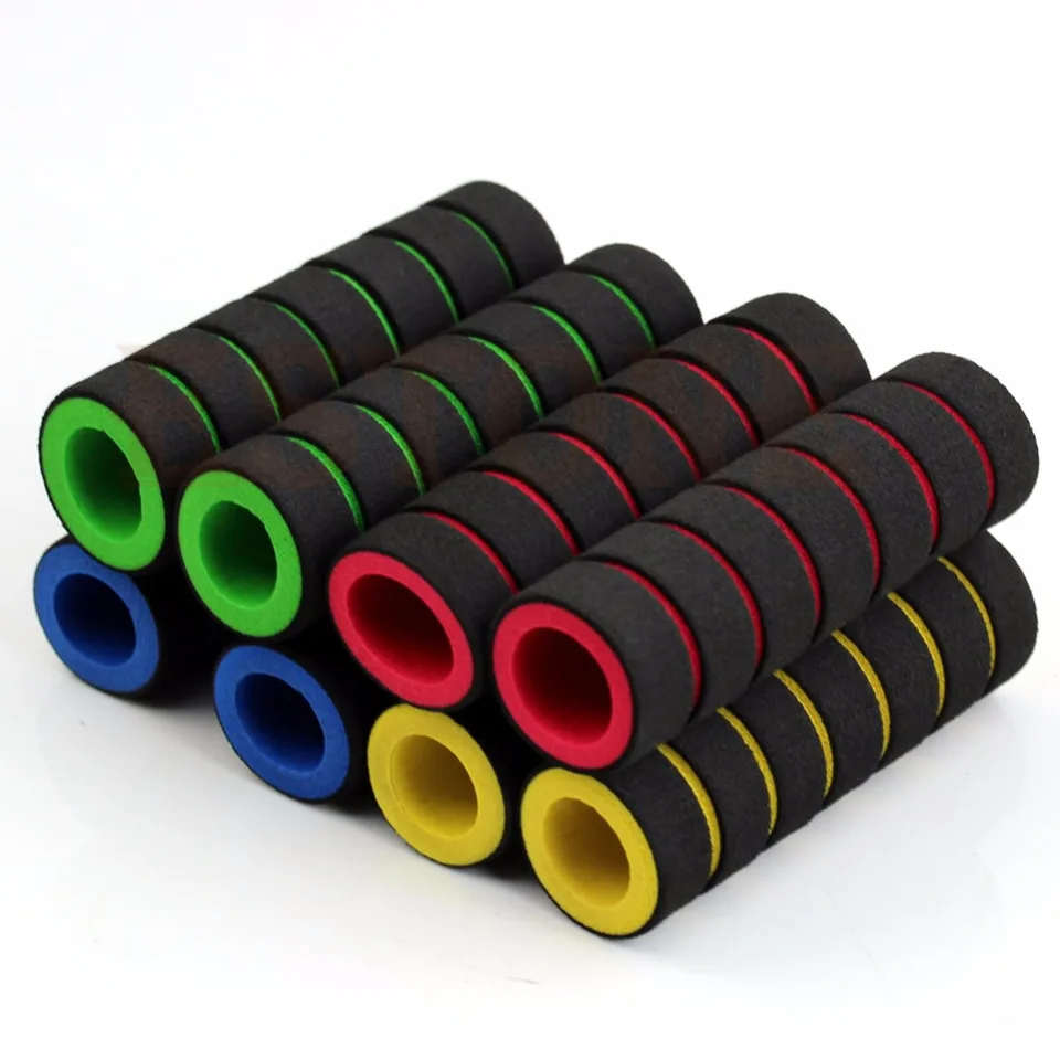 1Pair Bike Racing Bicycle Motorcycle Handle Hand Bar Grip Foam Sponge Cover Case