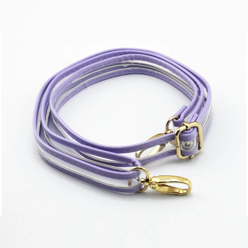 

Women 120cm Bag Strap Gold Buckle Handbags Straps Replacement Girls Bag Belts PVC Handles Shoulder Bags Accessories Parts