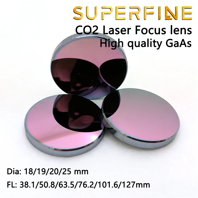 S &amp F оптика GaAs фокусный объектив Dia. 18 19 20 25 мм FL 50 8 63 5 101 6 1 4 &quotдля CO2 лазерная резка