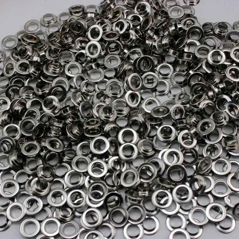 300 набор 10 мм медные античные серебряные люверсы пуговицы аксессуары для одежды Сумочка фурнитура
