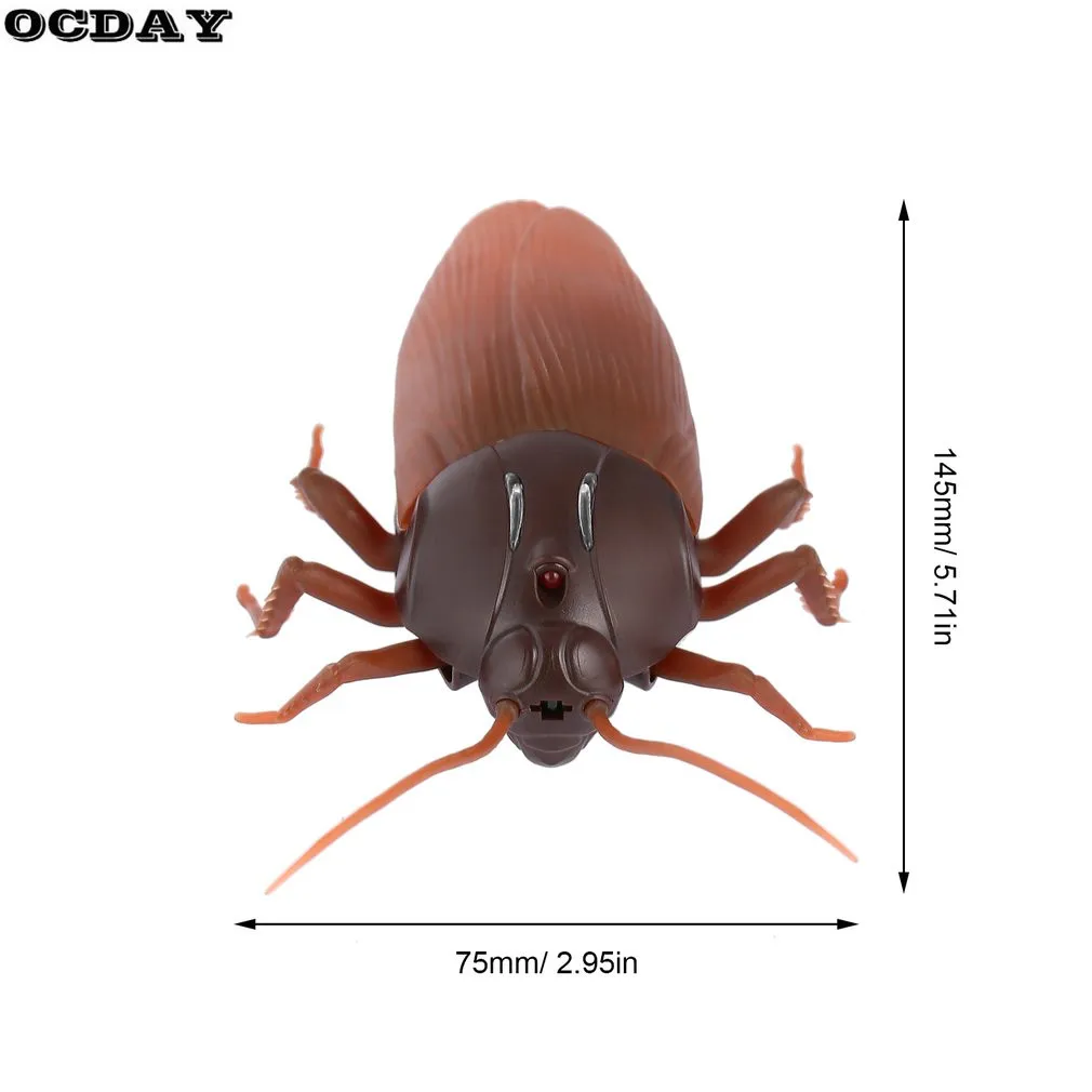 Инфракрасный ИК-пульт дистанционного управления Таракан реалистичный поддельный таракан RC светящийся розыгрыш игрушка шутка страшный