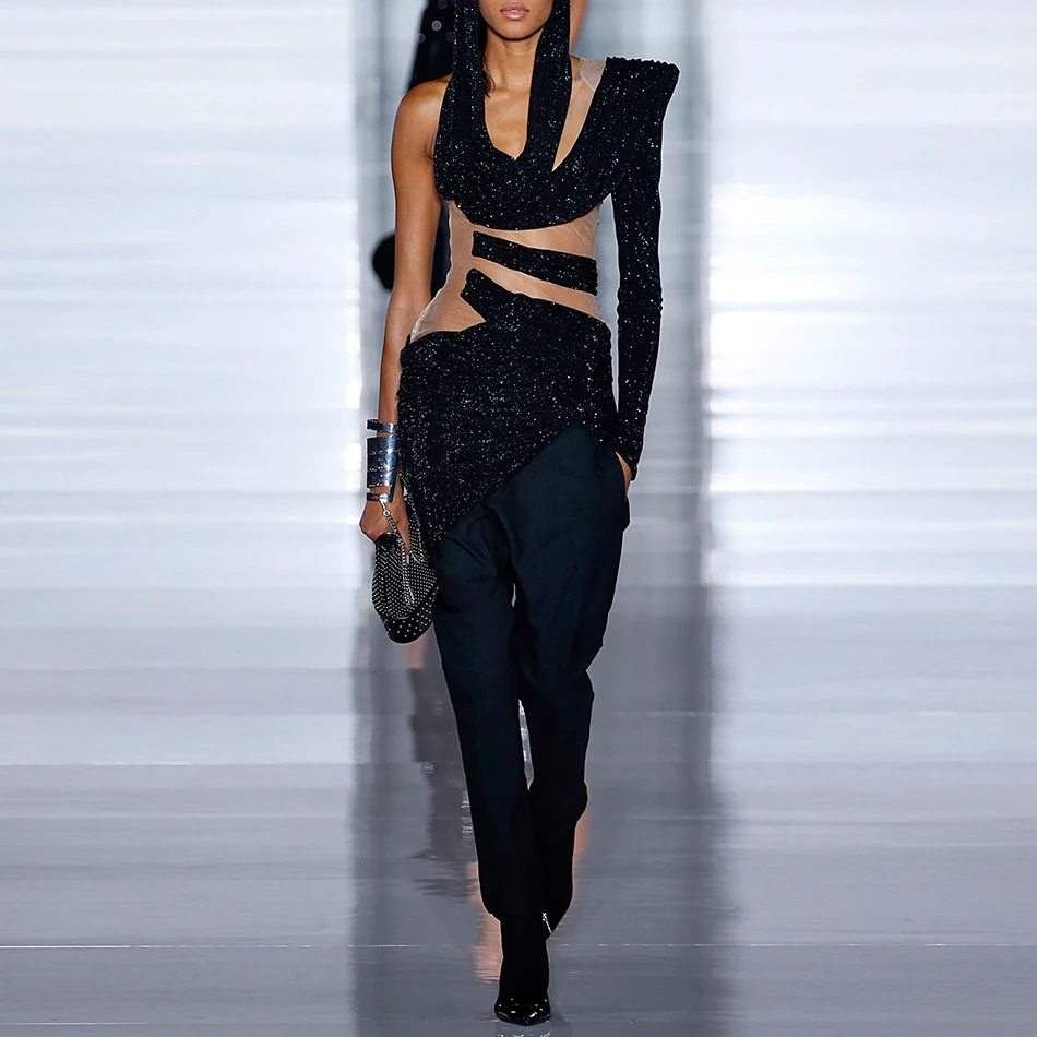 ADYCE-2019-New-Spring-Women-Black-Fashion-Runway-Top-Sexy-Lace-Hollow-Out-Club-Tops-Vestidos