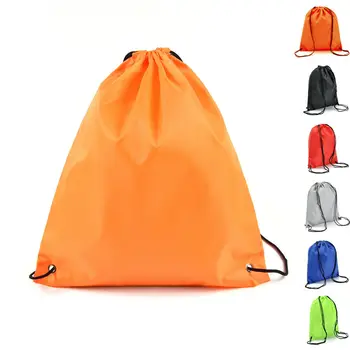 

String Drawstring Back Pack Cinch Sack Gym Tote Bag School Sport Shoe Bag NEW