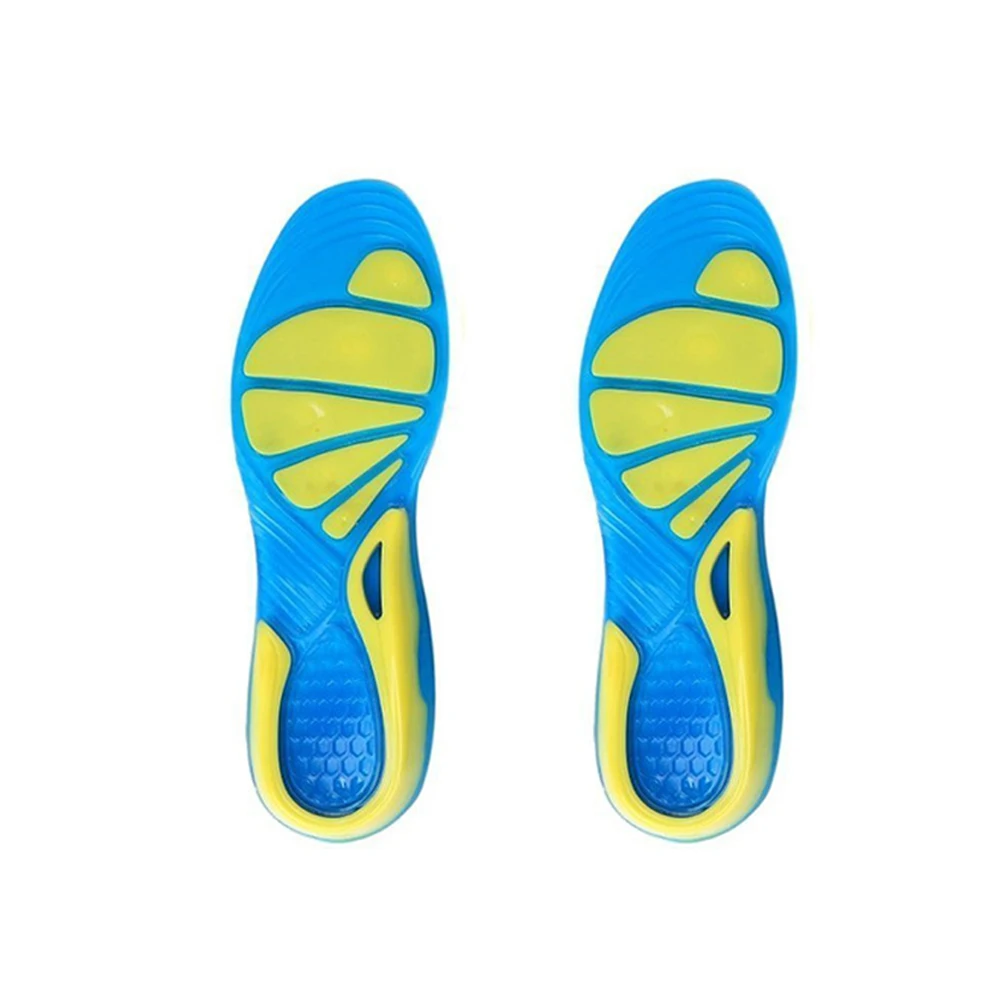 

Running Foot Care Walking Non-Slip Insert Unisex Sport Orthopedic Insole TPE Shock Absorption Cushion Military Shoe Pad Stable