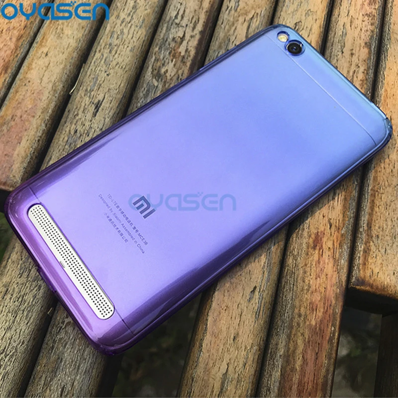 

Gradient Color Phone Cases For Xiaomi Redmi 5A 5 A 5.0'' Global Version Silicone Dustproof Protective Shell For Xiaomi Redmi 5A