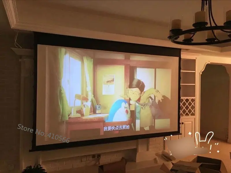 Motorized Tab-tension projection screen pic 29