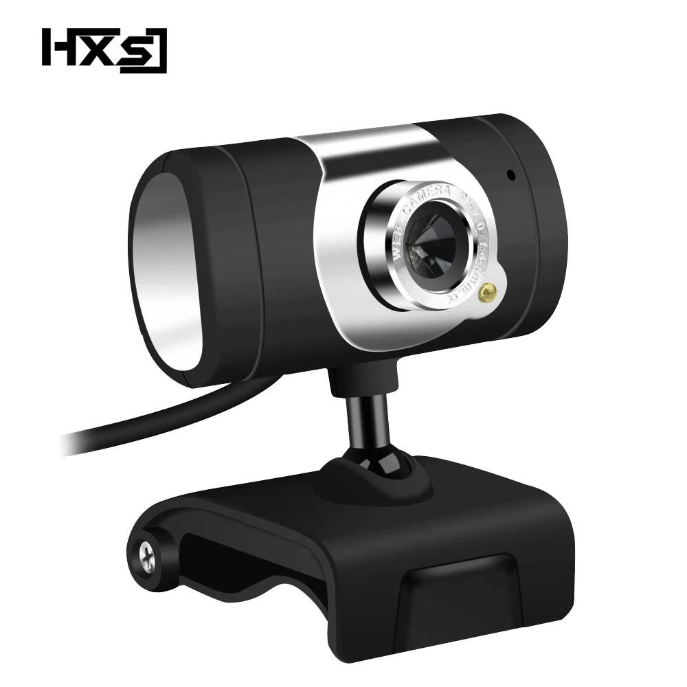 

HXSJ 480P Webcam 1 LED PC Camera with Absorption Microphone MIC for Skype for Android TV Rotatable USB Web Cam Computer Camera