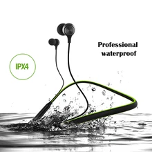 HT1 Waterproof Bluetooth earphone wireless headphones sport waterproof earphone active noise cancelling music play for iphone
