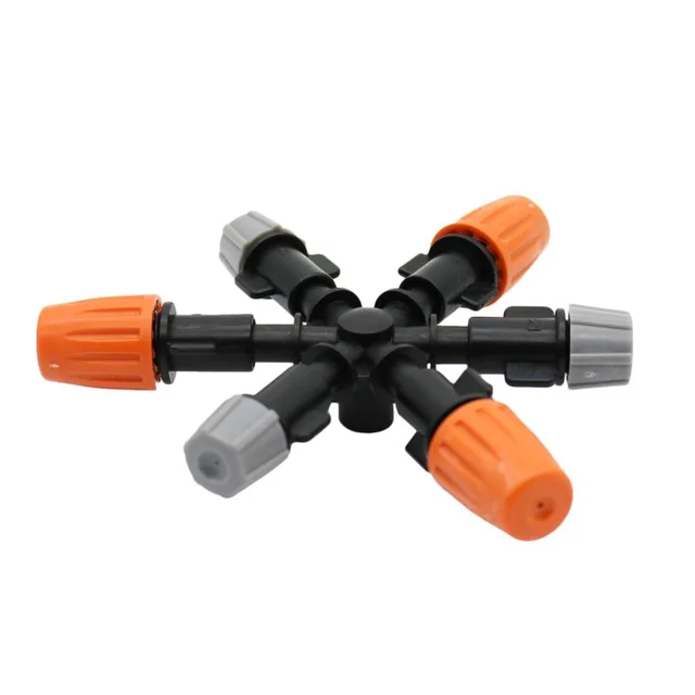 20 Db 6 Mm-Es Interfészek 6-Utas 7-Utas Kerti Vízcsatlakozók Több Ízületi Tömlő Osztók Öntöző Kiegészítők - Image 5