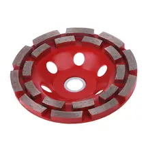 125mm Diamond Grinding Disc Diamond Disc Bowl Grinding Cup Double Row Grinding Disc Brick Concrete Cut for Angle Grinder