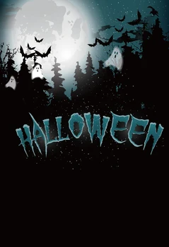 

HUAYI Halloween Background Art Fabric photography Background Newborn Photo Studio Prop Backdrop XT-5918
