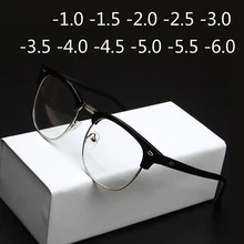 0,5-1,0-1,5-2,0-3,0-4,0-5,0-6,0 радиационная защита заклепки очки женские полуоправы очки мужские ретро оптические очки