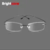 9 Colors Lightest Optical glasses Memory Titanium Alloy Rimless  Frame Myopia Prescription Glasses 1.56 1.61 Progressive Lenses ► Photo 1/6