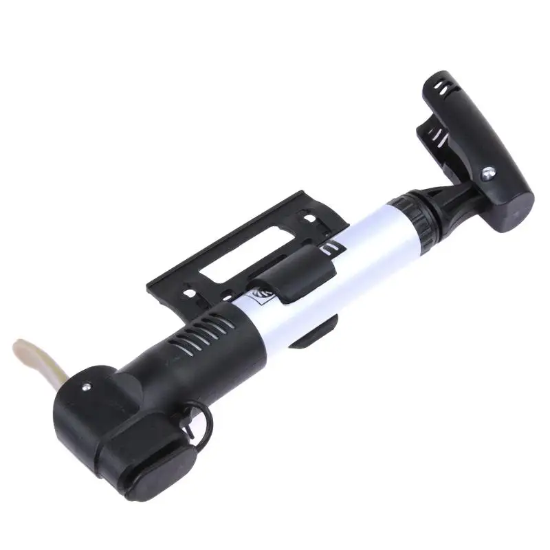 High Pressure Bicycle Pump Aluminum alloy Handle Pump Bike Cycling Hose Air Inflator font b Football