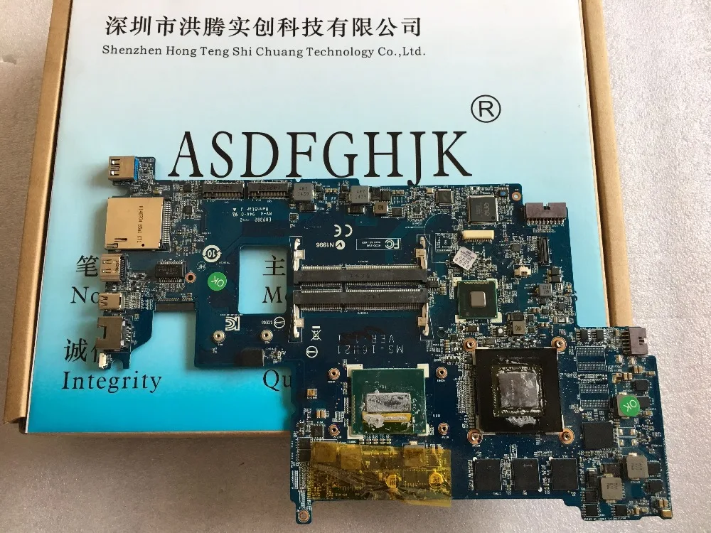 

MS-16H2 For MSI GS60 Motherboard i7 MS-16H21 GTX860M REV 1.1 NON-integrated