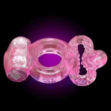 1PC Vibrating Penis Ring Cock Ring, One-time off, Sex Toys, Vibrating Dual Cockring Vibrator, Sex Toys for Men, Sex Products