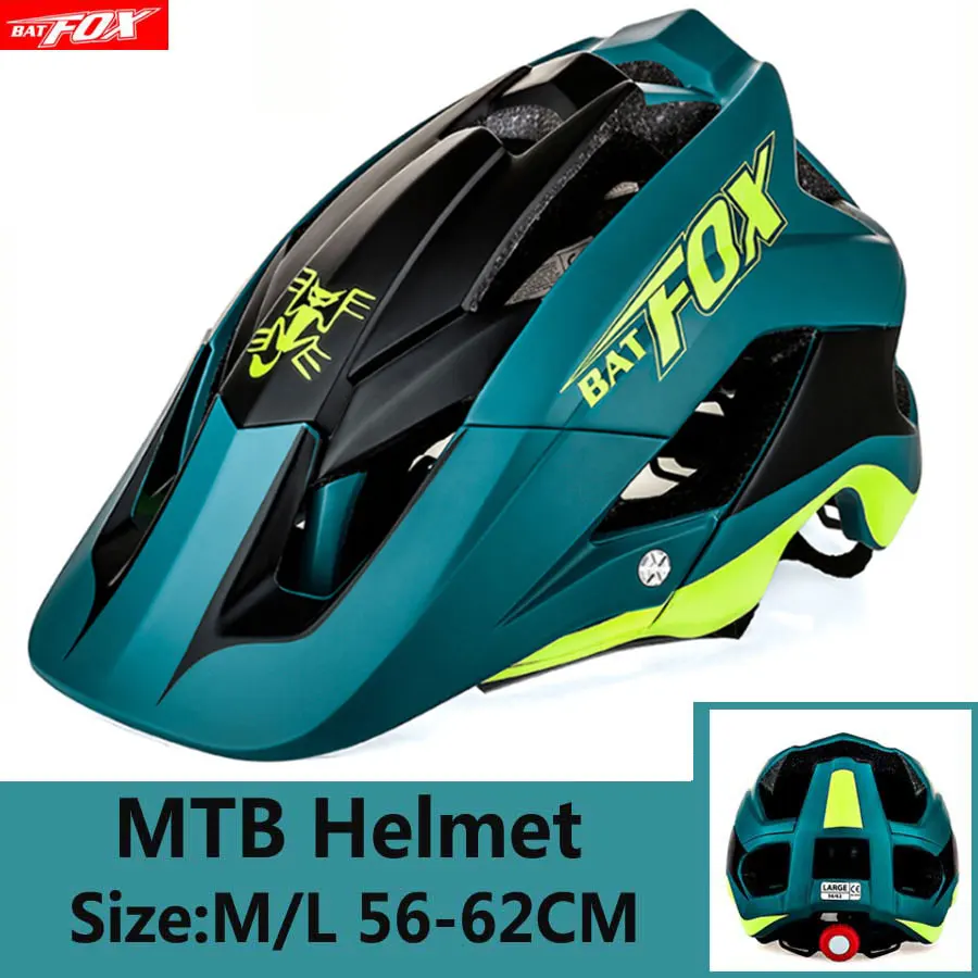 BATFOX велосипедный шлем для мужчин и женщин велосипедный шоссейный горный велосипедный шлем ультралегкий Casco Mtb PC+ EPS интегрально-Формованный велосипедный шлем - Цвет: F-659-G1