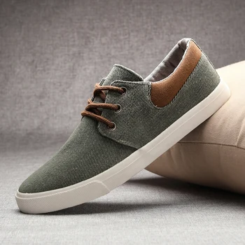 

Vintage New Spring Breathable Mens Casual Shoes Retro All-round Recreational Men's Canvas Shoes Sneakers
