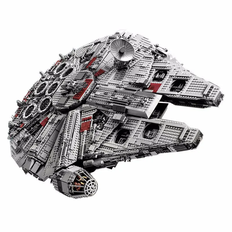 

LEPIN 05033 5265Pcs Star Series Wars Ultimate Collector's Millennium Falcon Model Building Blocks Bricks Toys Compatible 10179