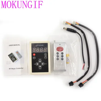 

5V/12V 133 Change Digital RF Controller & 8 Key Remote For WS2811 1903 WS2801 LPD8806 LED Strip Module String Light