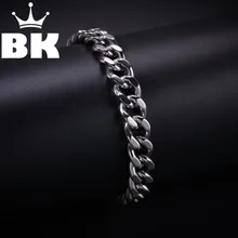 Новые мужские 11 мм ширина нержавеющей стали кубинские звенья браслеты для мужчин высшего качества модный браслет в стиле хип-хоп ювелирные изделия
