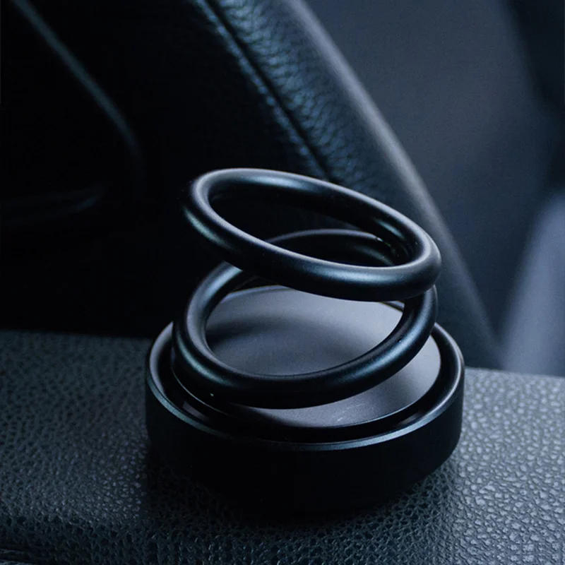 

Double Ring Rotating Car Air Freshener Dashboard Perfume Fragrance Aromatherapy Car-Styling Decoration Auto Interior Accessories