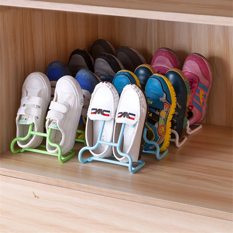 

1PCS Multi-Function Shelf Drying Rack Shoe Rack Stand Hanger Children Kids Shoes Hanging Storage Wardrobe Organizer
