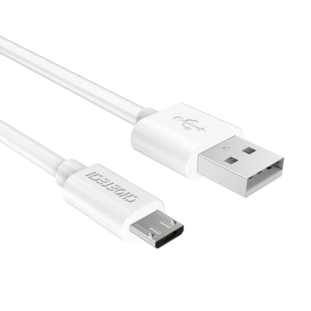 Choetech, 0,5 м, 1 м, Micro Usb кабель, 5 В, а, USB кабель для быстрой зарядки, TPE, кабели для мобильных телефонов, для Xiaomi, huawei, Android, телефонный кабель