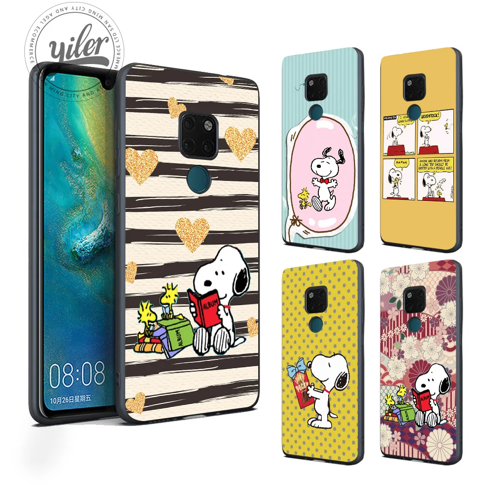 

Cute Snoopys Dog Funda for Case Huawei Mate 20 Pro Shell Mate 20 lite 10 lite 10 Pro Case for Coque Honor 8X 8 9 lite 10 7X Case