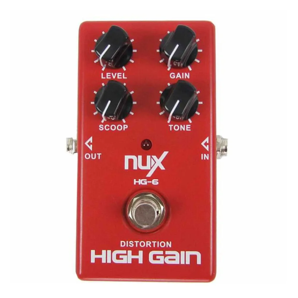 

Electric Guitar Distortion Effect Single Block High Gain HG-6 Distortion Monoblock Effect Excitement causes distortion.