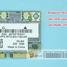 BCM94352HMB DW1550 802.11ac 867 Мбит/с AC 2,4 и 5G BT4.0 WiFi беспроводная сетевая карта Поддержка Mac OS