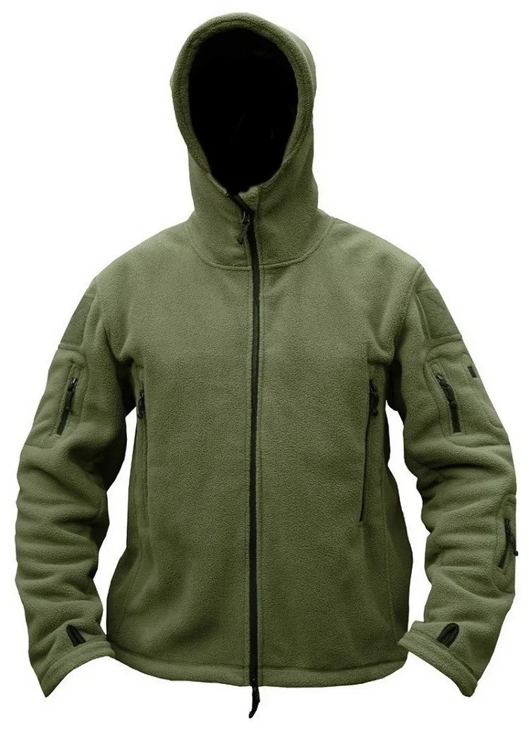 Billig UNS Militär Fleece Taktische Jacke Männer Thermische Outdoor Polartec Warme Mit Kapuze Mantel Militar Softshell Wandern Oberbekleidung Armee Jacken