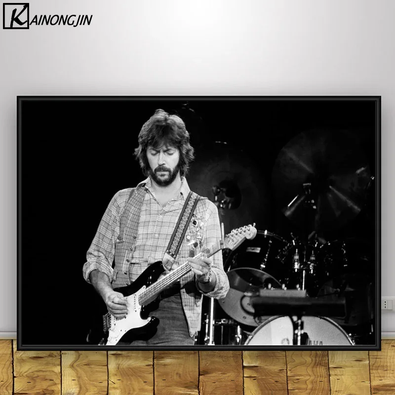 

Poster Eric Clapton Music Singer Wall Art Posters and Prints Canvas Painting Picture for Living Room Home Decor